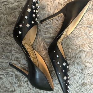 Sam Edelman  | studded black heels 7M